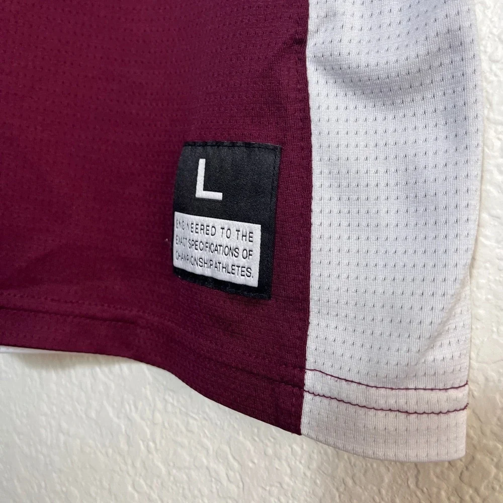 Nike Maroon and White Athletic Tank Top Reversible sz Large